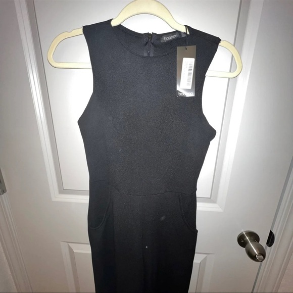 Black Boohoo jumpsuit size 6 - Picture 5 of 7